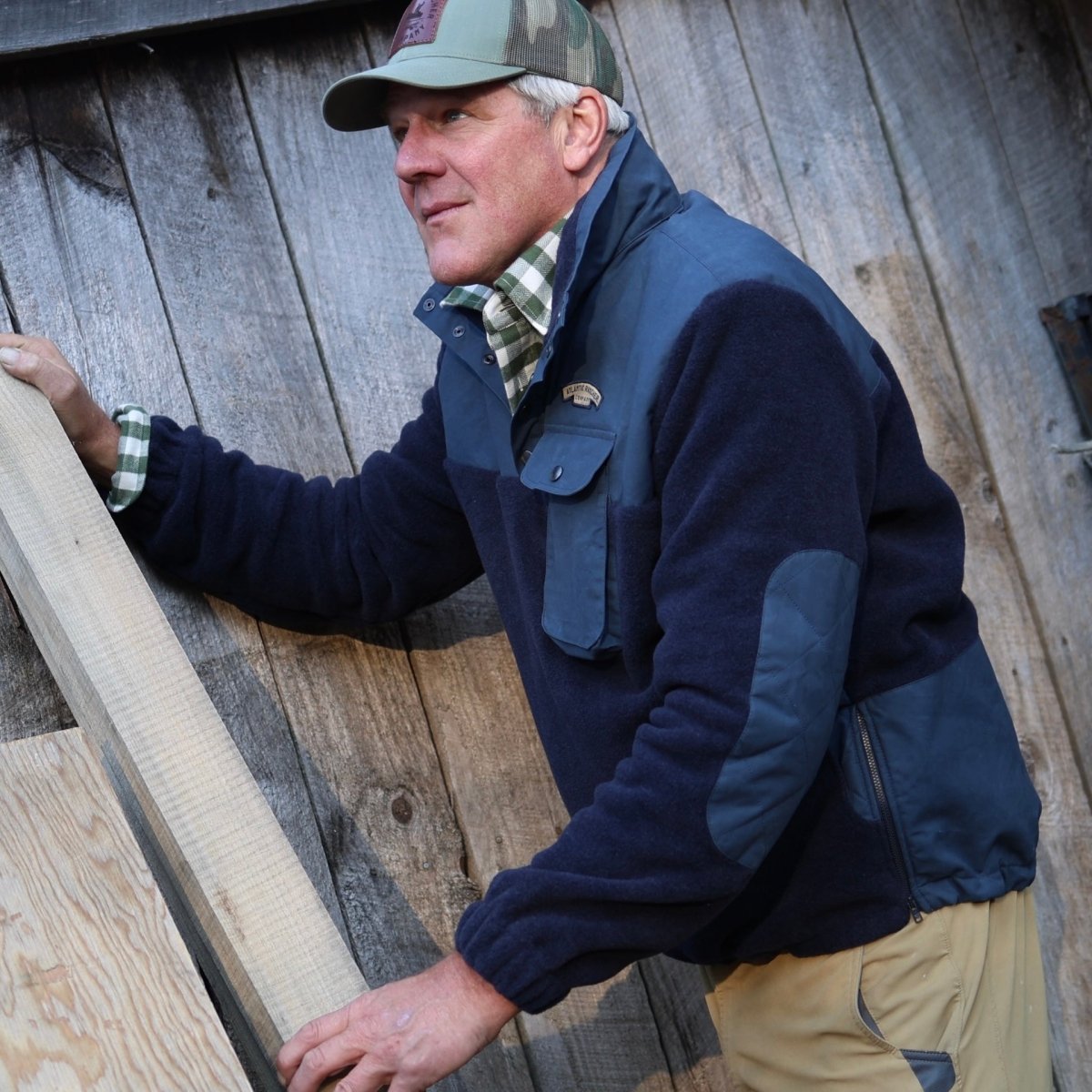 Hudson Canyon Wool Fleece Pullover Apparel & Accessories Atlantic Rancher Company