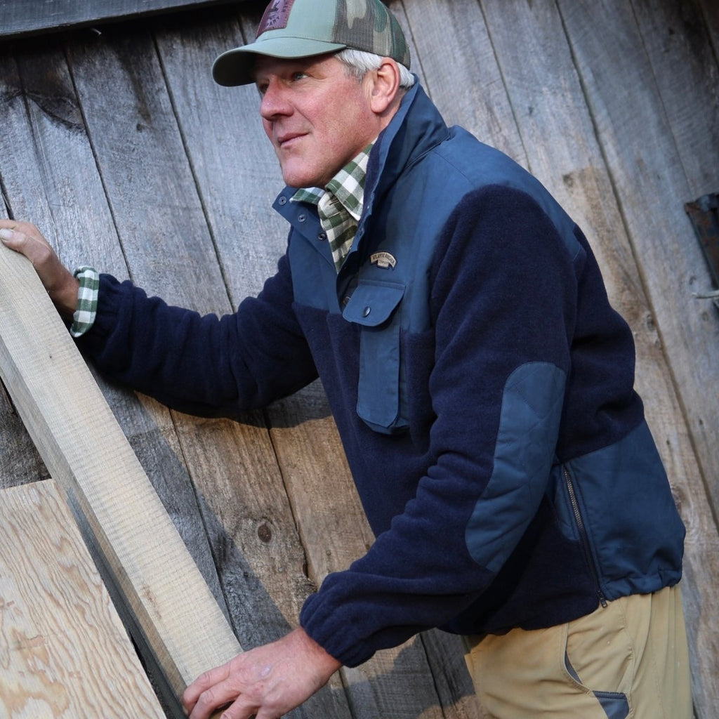 Hudson Canyon Wool Fleece Pullover - Atlantic Rancher CompanyHudson Canyon Wool Fleece PulloverApparel & AccessoriesAtlantic Rancher CompanyWFPO - 01Navy / SlateSHudson Canyon Wool Fleece Pullover