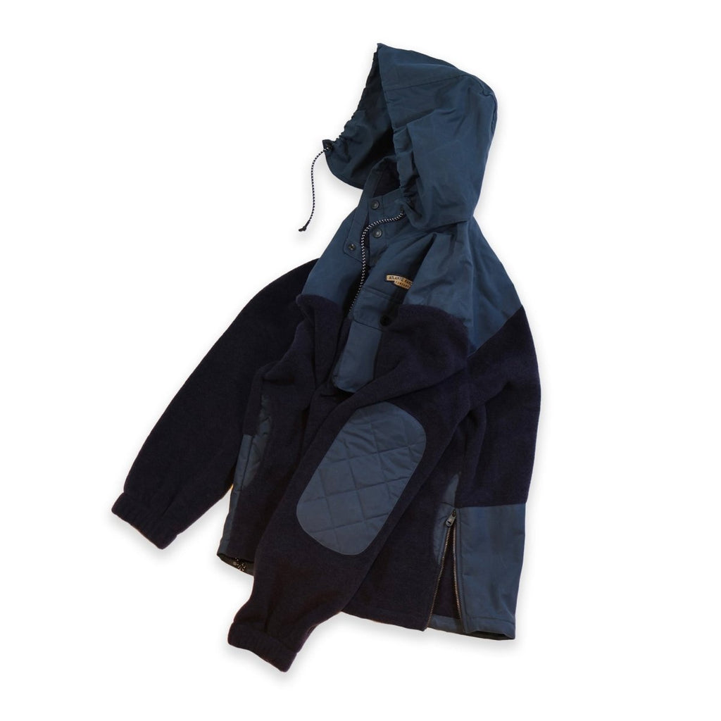 Hudson Canyon Wool Fleece Pullover - Atlantic Rancher CompanyHudson Canyon Wool Fleece PulloverApparel & AccessoriesAtlantic Rancher CompanyWFPO - 01Navy / SlateSHudson Canyon Wool Fleece Pullover