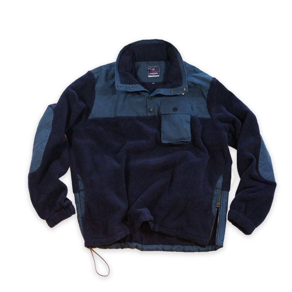 Hudson Canyon Wool Fleece Pullover - Atlantic Rancher CompanyHudson Canyon Wool Fleece PulloverApparel & AccessoriesAtlantic Rancher CompanyWFPO - 01Navy / SlateSHudson Canyon Wool Fleece Pullover