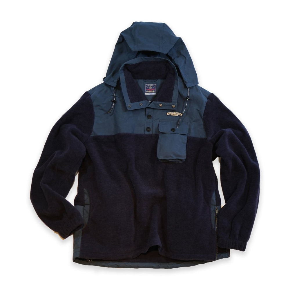 Hudson Canyon Wool Fleece Pullover - Atlantic Rancher CompanyHudson Canyon Wool Fleece PulloverApparel & AccessoriesAtlantic Rancher CompanyWFPO - 01Navy / SlateSHudson Canyon Wool Fleece Pullover