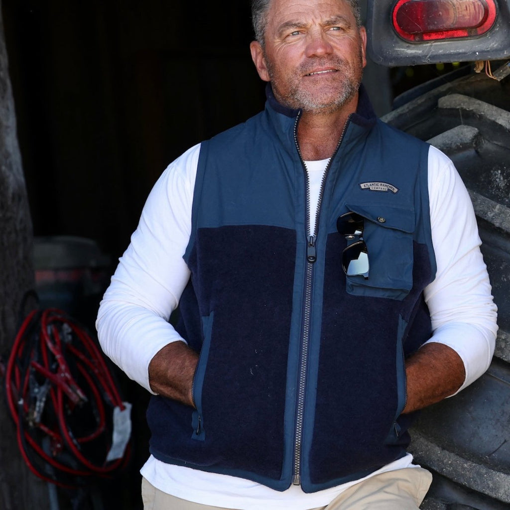 Hudson Canyon Wool Fleece Vest - Atlantic Rancher CompanyHudson Canyon Wool Fleece VestApparel & AccessoriesAtlantic Rancher CompanyWFV - 01Navy / SlateSHudson Canyon Wool Fleece Vest