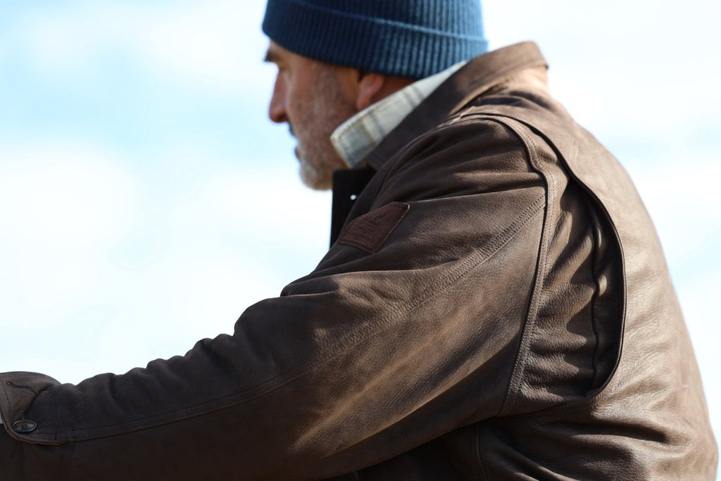 Leather Rancher Coat, 30th Anniv. Atlantic Rancher Company