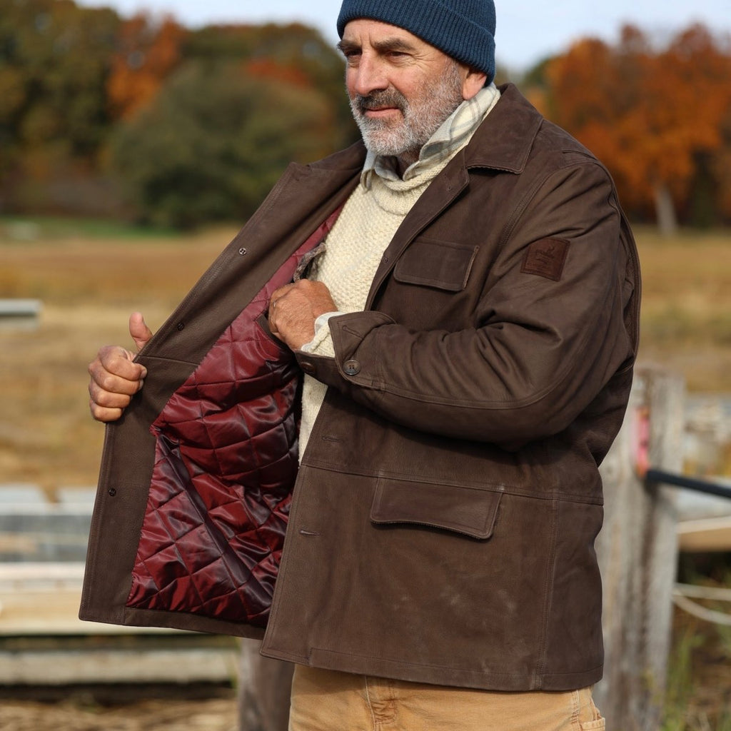 Leather Rancher Coat, 30th Anniv. Atlantic Rancher Company