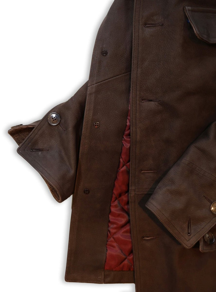 Leather Rancher Coat, 30th Anniv. Atlantic Rancher Company