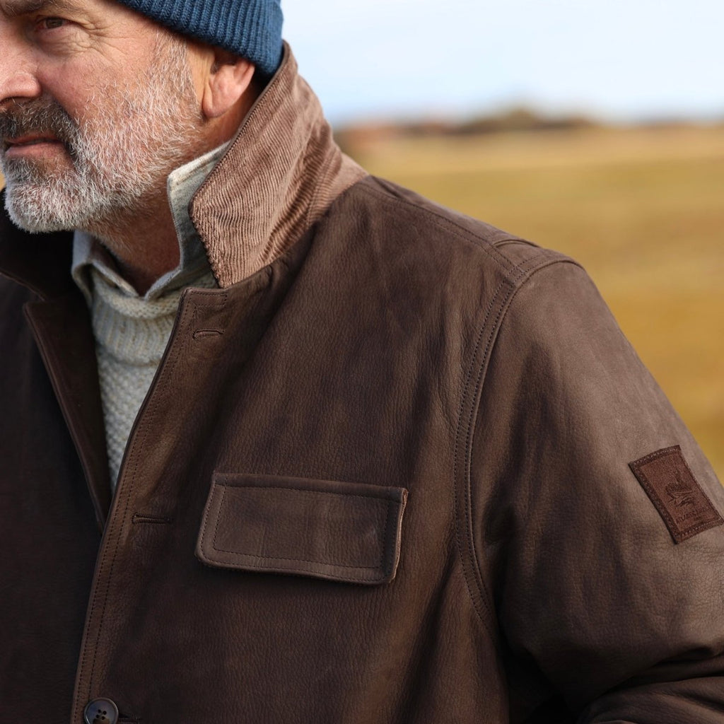 Leather Rancher Coat, 30th Anniv. Atlantic Rancher Company