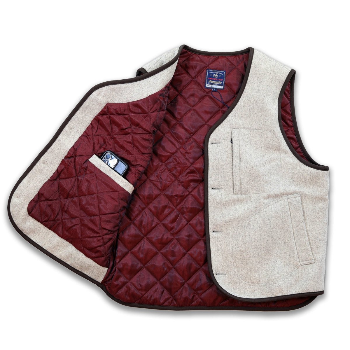 Longliner's Wool Vest - 25th Anniversary Edition vest Atlantic Rancher Company
