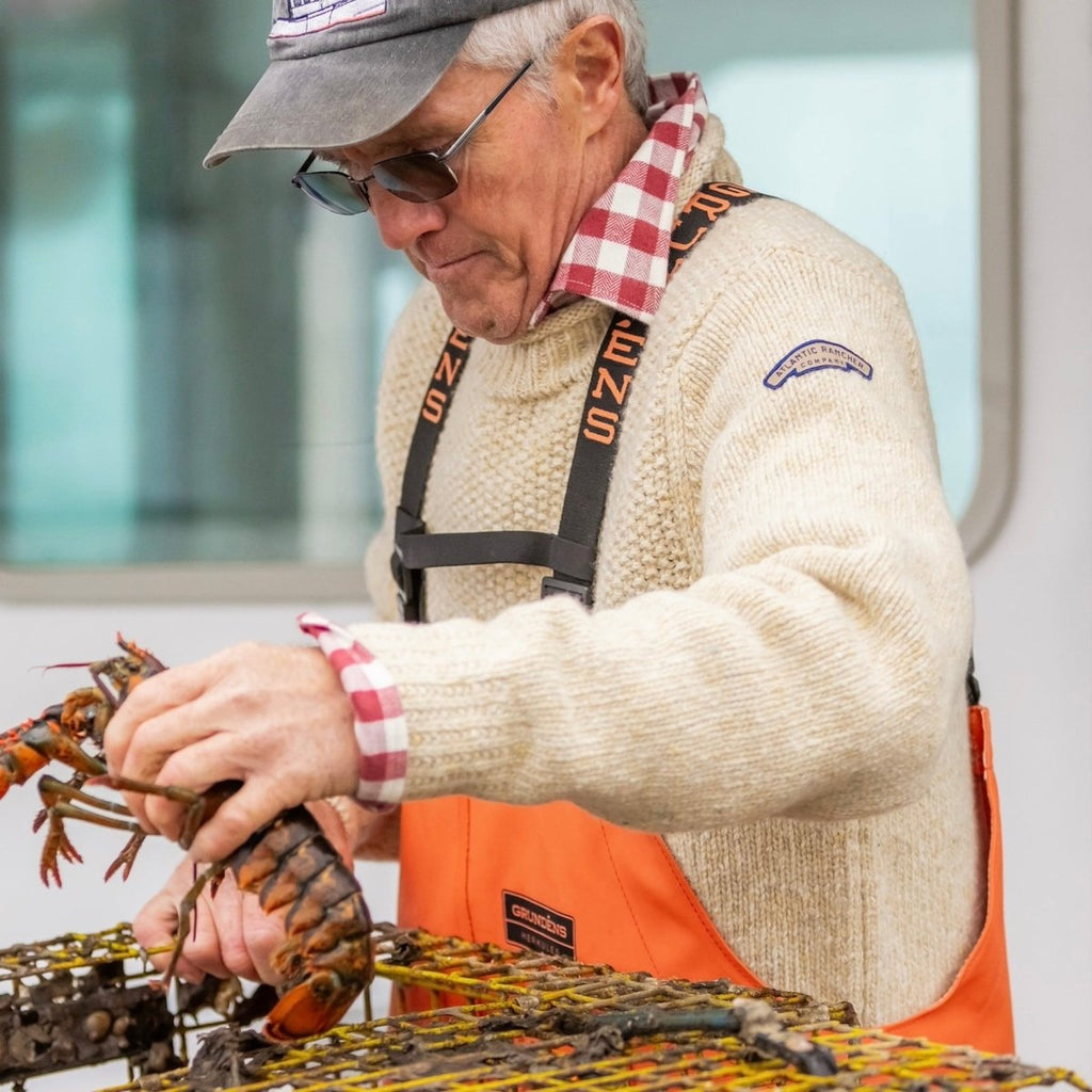 Maine Lobstermen's Sweater - Atlantic Rancher CompanyMaine Lobstermen's SweaterSweatersAtlantic Rancher CompanyMLS - CreamSCreamMaine Lobstermen's Sweater Sweaters Atlantic Rancher Company