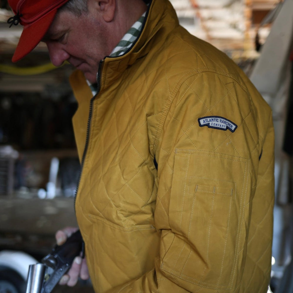 Outlaw Gunner Bomber Jacket - 25th Anniversary Edition - Atlantic Rancher CompanyOutlaw Gunner Bomber Jacket - 25th Anniversary EditionOuterwearAtlantic Rancher CompanyOGJ101 - MustYellMustard YellowSOutlaw Gunner Bomber Jacket - 25th Anniversary Edition Outerwear Atlantic Rancher Company