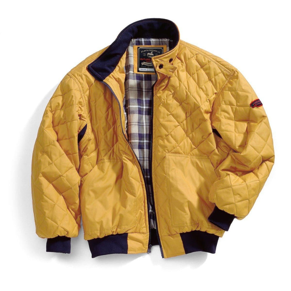 Outlaw Gunner Bomber Jacket - 25th Anniversary Edition - Atlantic Rancher CompanyOutlaw Gunner Bomber Jacket - 25th Anniversary EditionOuterwearAtlantic Rancher CompanyOGJ101 - MustYellMustard YellowSOutlaw Gunner Bomber Jacket - 25th Anniversary Edition Outerwear Atlantic Rancher Company Mustard Yellow S