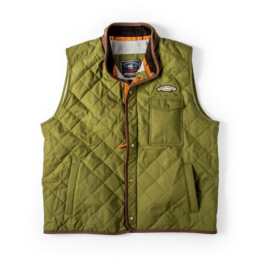 Outlaw Gunner Vest - 25th Anniversary Edition - Atlantic Rancher CompanyOutlaw Gunner Vest - 25th Anniversary EditionvestAtlantic Rancher CompanyOLG - Vest - 01 - OliveOliveSOutlaw Gunner Vest - 25th Anniversary Edition vest Atlantic Rancher Company Olive S