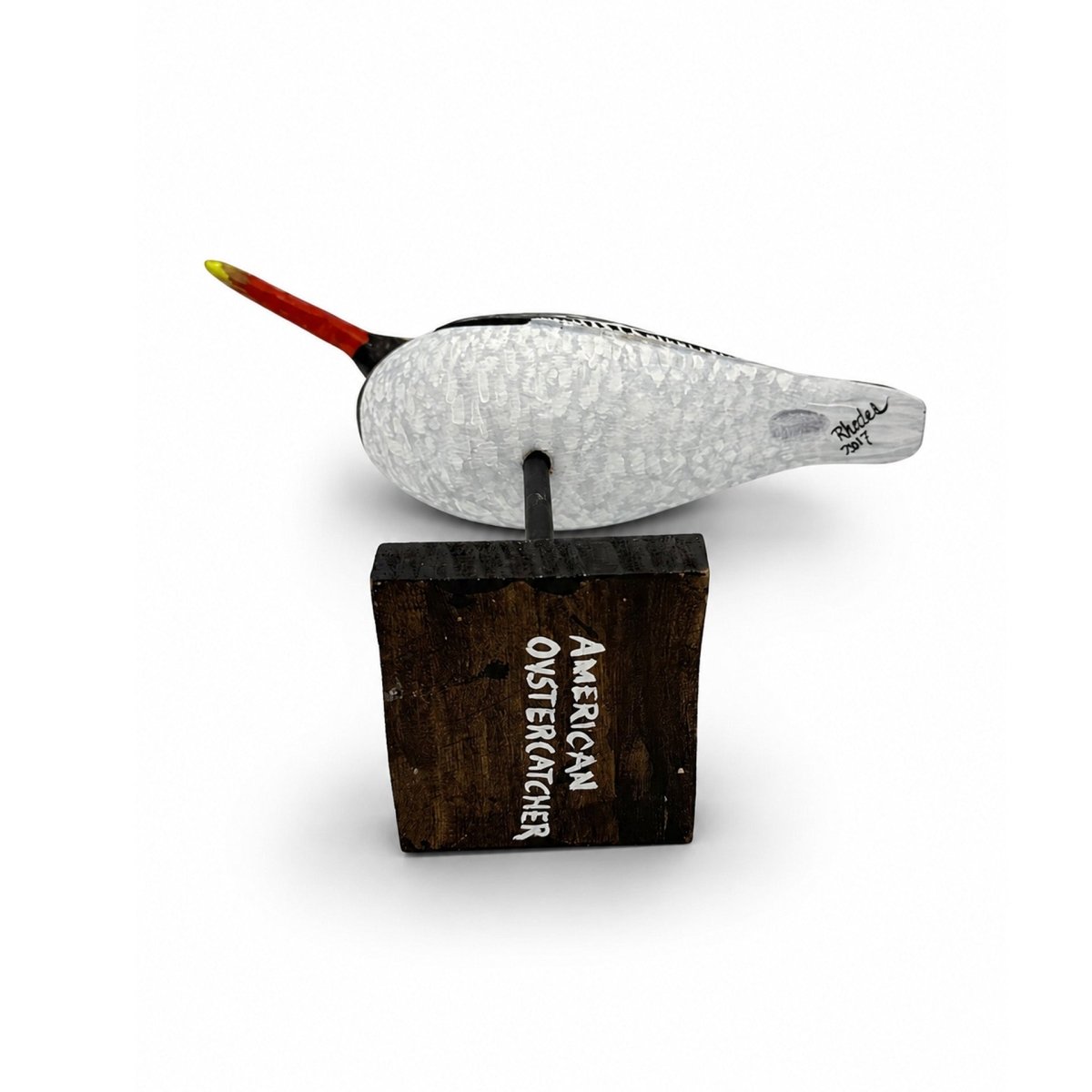 Oyster Catcher Carving - Rhodes Hunting & Wildlife Decoys Atlantic Rancher Company