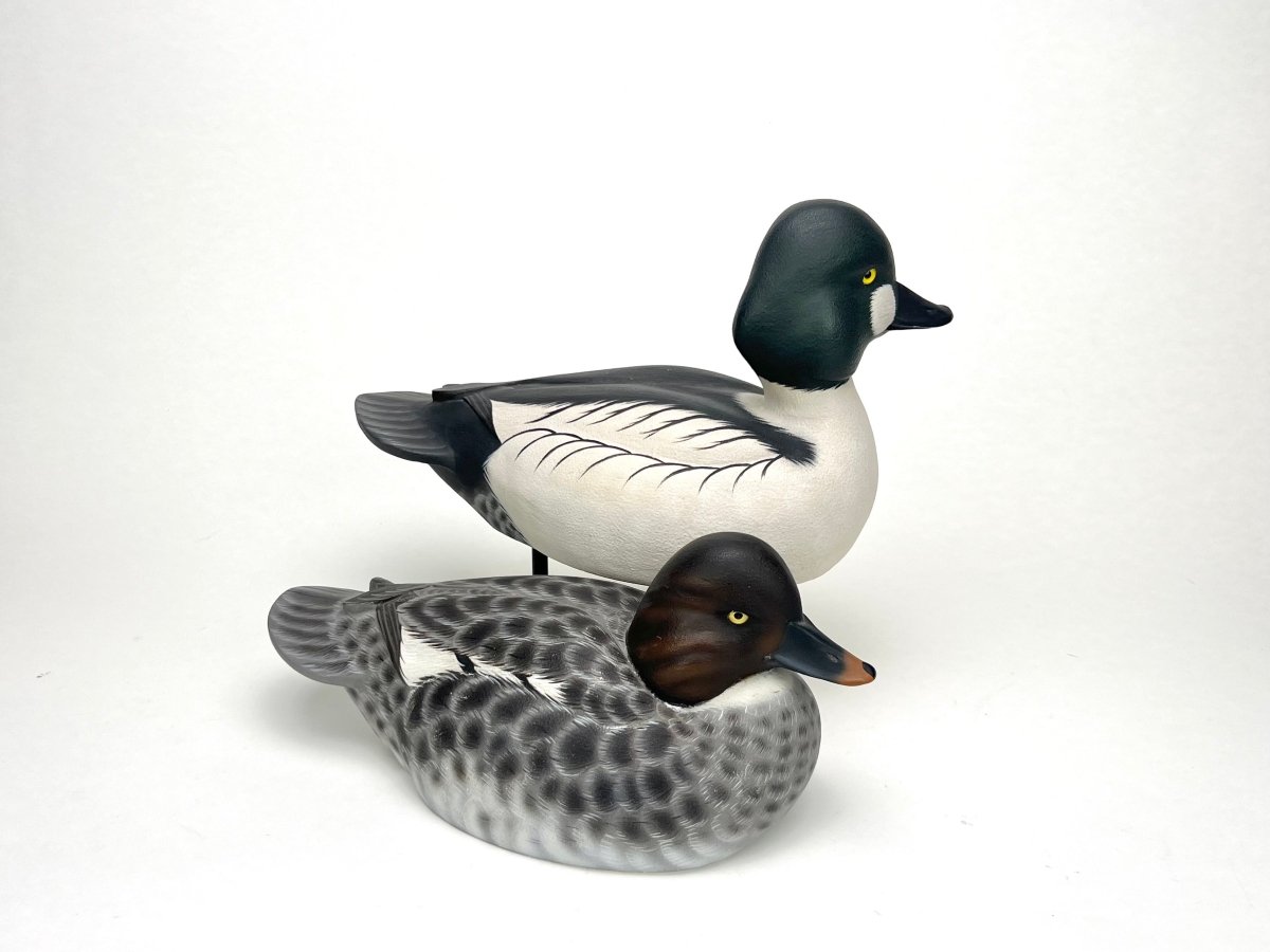 Pair of Goldeneye Duck Decoys Hunting & Wildlife Decoys Atlantic Rancher Company