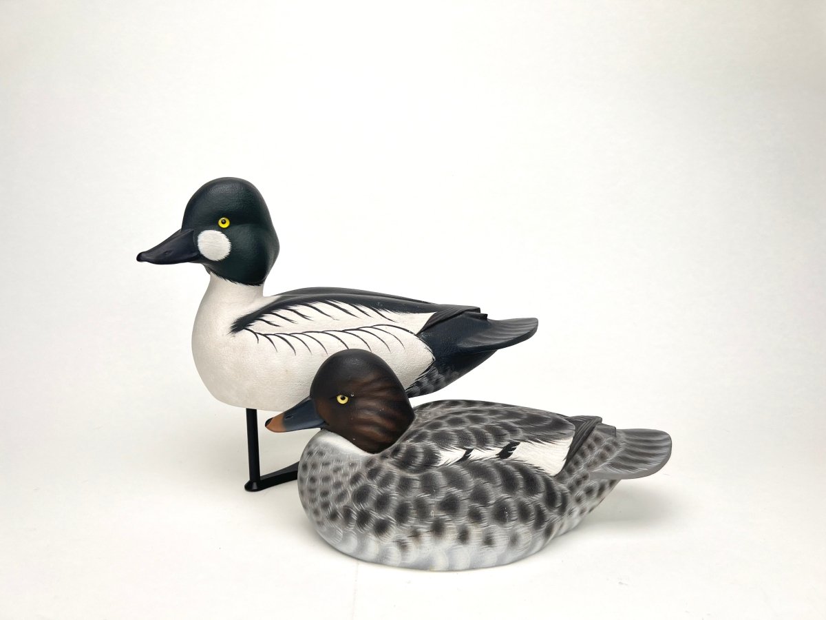 Pair of Goldeneye Duck Decoys Hunting & Wildlife Decoys Atlantic Rancher Company