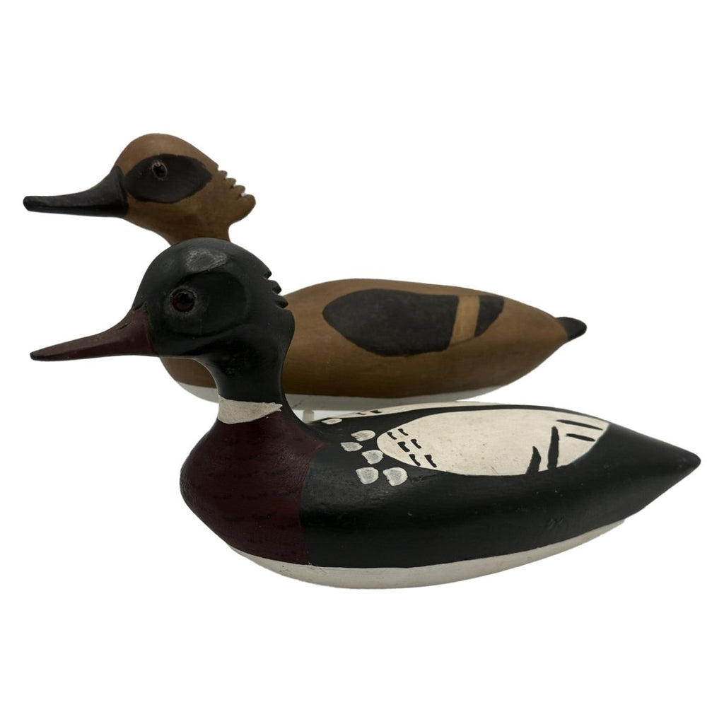 Pair of Red-Breasted Merganser Duck Decoys Hunting & Wildlife Decoys Atlantic Rancher Company