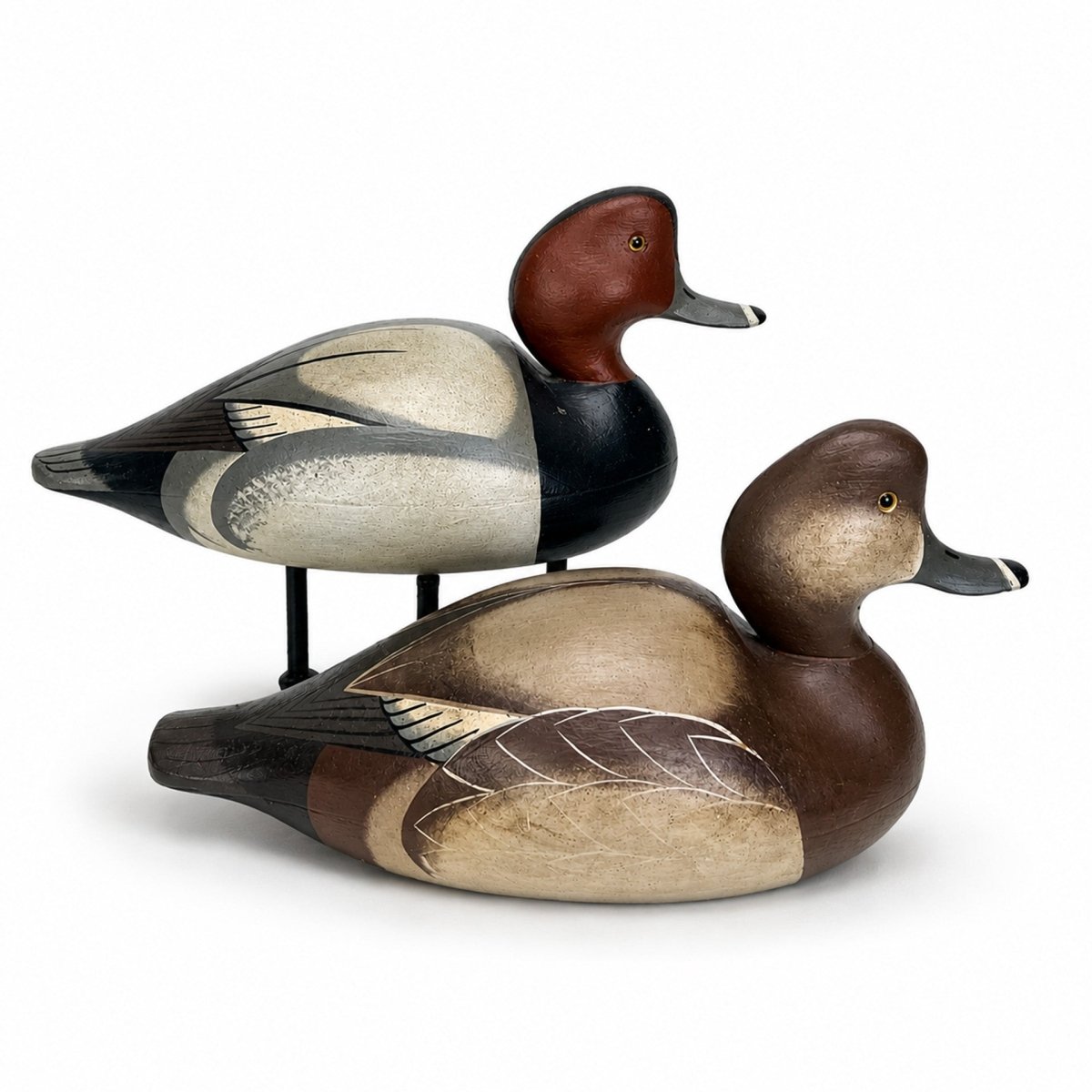 Pair of Redhead Duck Decoys Hunting & Wildlife Decoys Atlantic Rancher Company