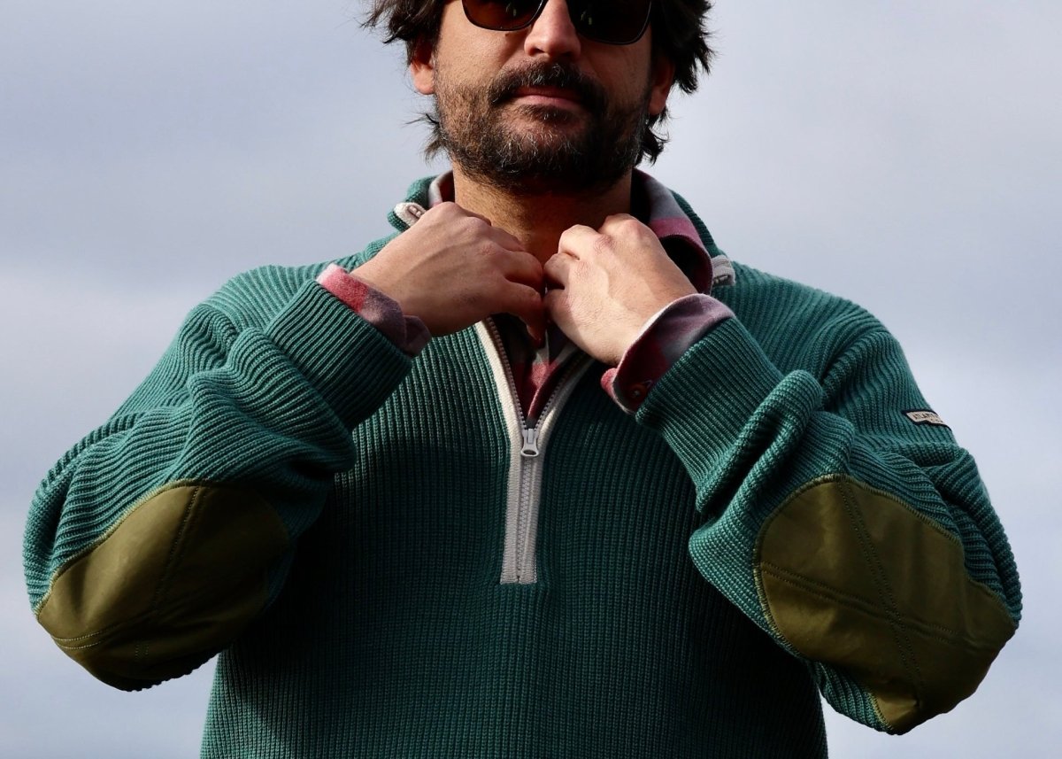 Ranger's Uniform 1/4 Zip Sweater - Atlantic Rancher CompanyRanger's Uniform 1/4 Zip SweaterSweatersAtlantic Rancher CompanySGreenwing TealRanger's Uniform 1/4 Zip Sweater