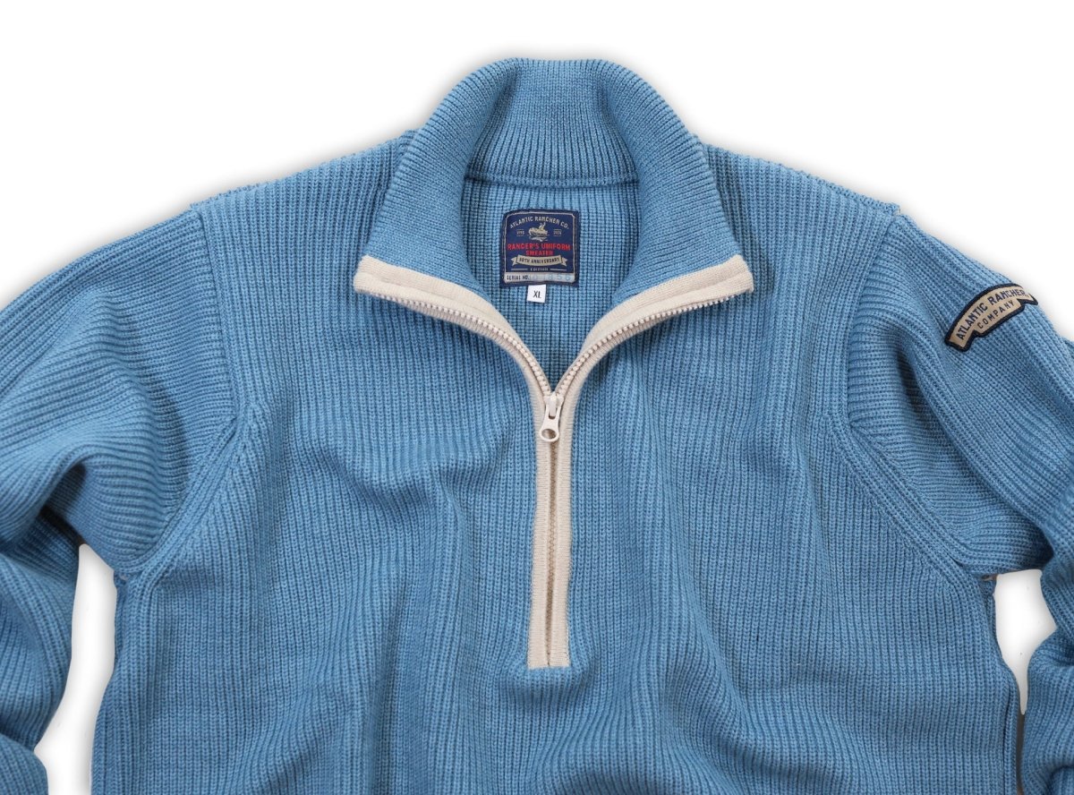 Ranger's Uniform 1/4 Zip Sweater - Atlantic Rancher CompanyRanger's Uniform 1/4 Zip SweaterSweatersAtlantic Rancher CompanySBluewing TealRanger's Uniform 1/4 Zip Sweater