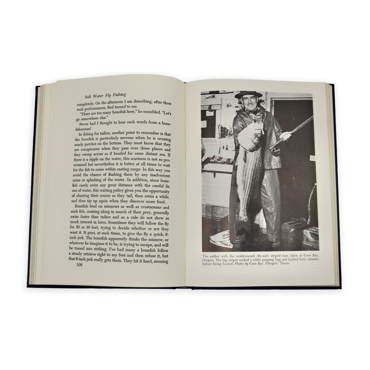 Salt Water Fly Fishing, by Joel Brooks -- Derrydale Press Atlantic Rancher Company