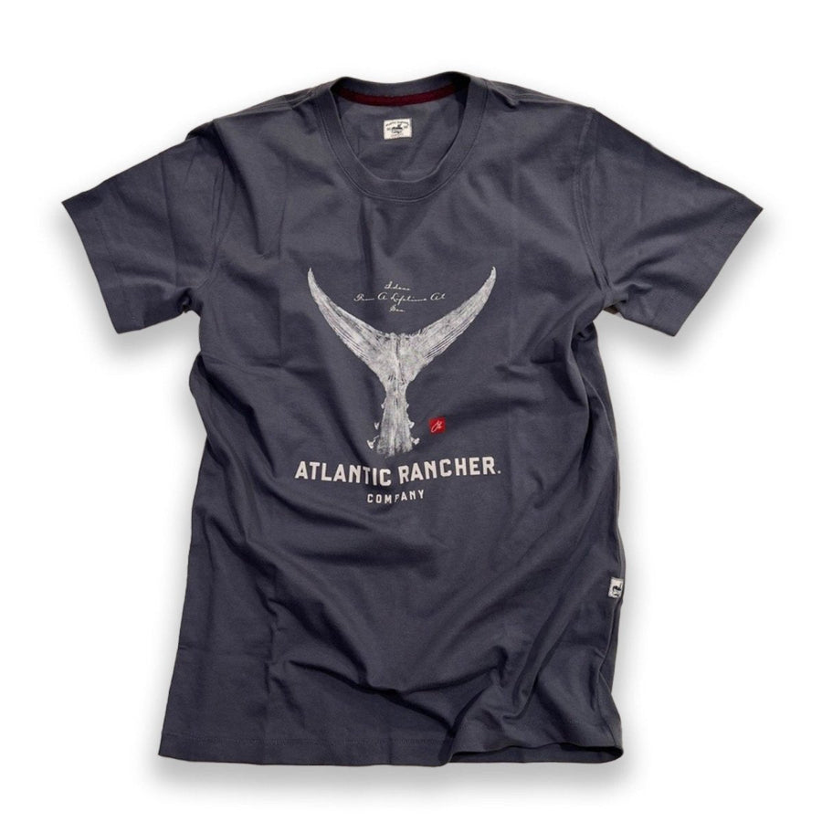 The Boatyard Crewneck T-Shirt T-Shirts Atlantic Rancher Company Tuna Tail - Slate M