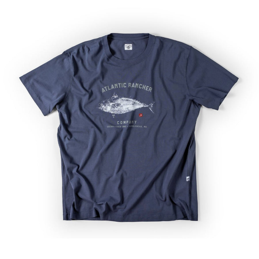 The Boatyard Crewneck T-Shirt T-Shirts Atlantic Rancher Company Albacore - Slate M