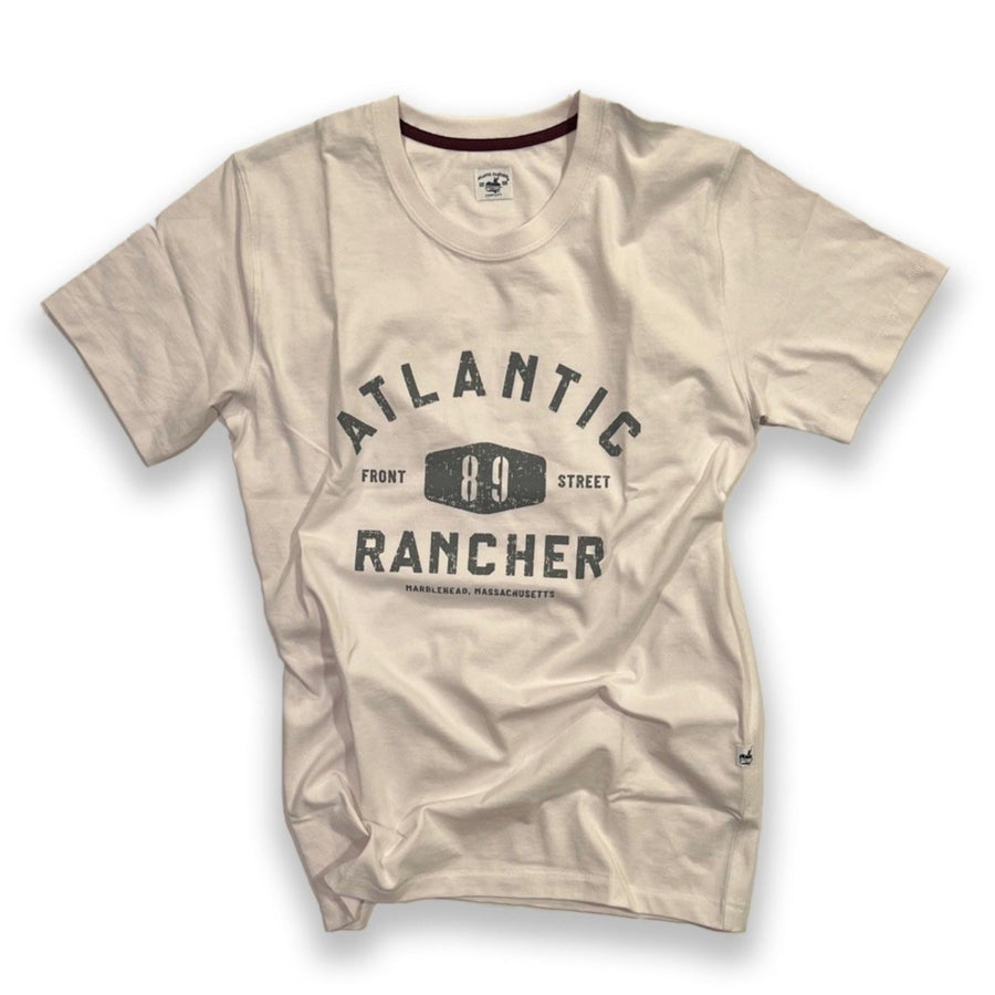 The Boatyard Crewneck T-Shirt T-Shirts Atlantic Rancher Company 89 Front St - A -Cream M