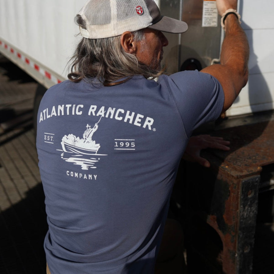 The Boatyard Crewneck T-Shirt T-Shirts Atlantic Rancher Company