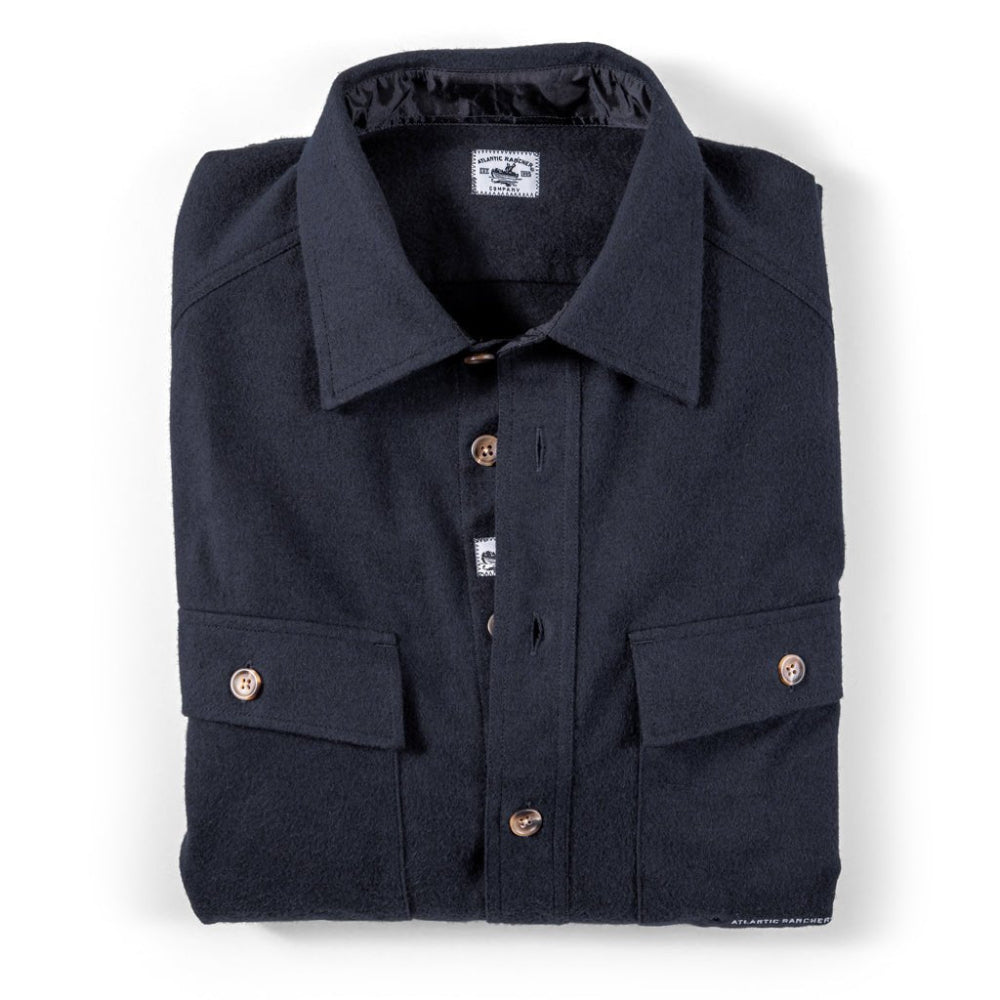 The Chamois Shirt-Jack Apparel & Accessories Atlantic Rancher Company Navy S