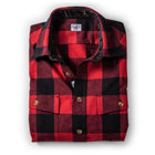 The Chamois Shirt-Jack Apparel & Accessories Atlantic Rancher Company Red/Black Buffalo Plaid S