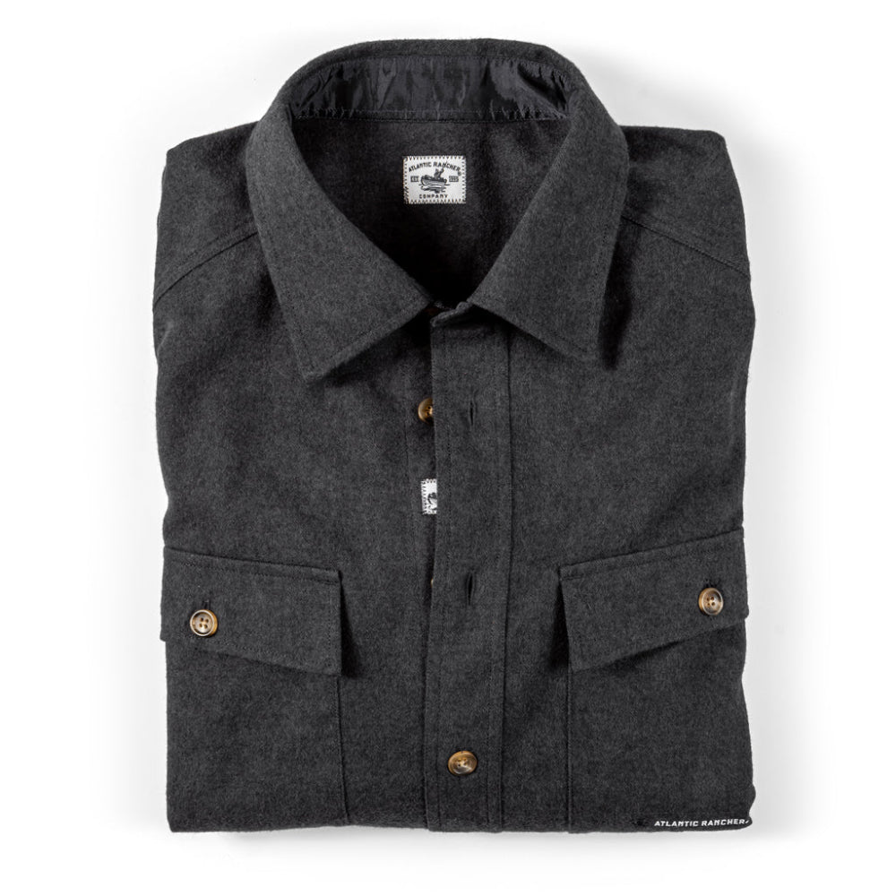 The Chamois Shirt-Jack Apparel & Accessories Atlantic Rancher Company Charcoal S