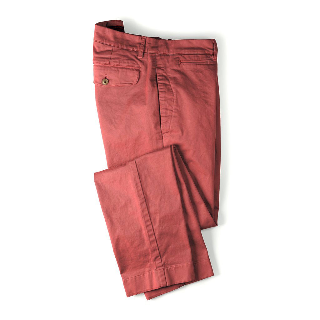 The Dock Pant Pants Atlantic Rancher Company Brick Red 30x30