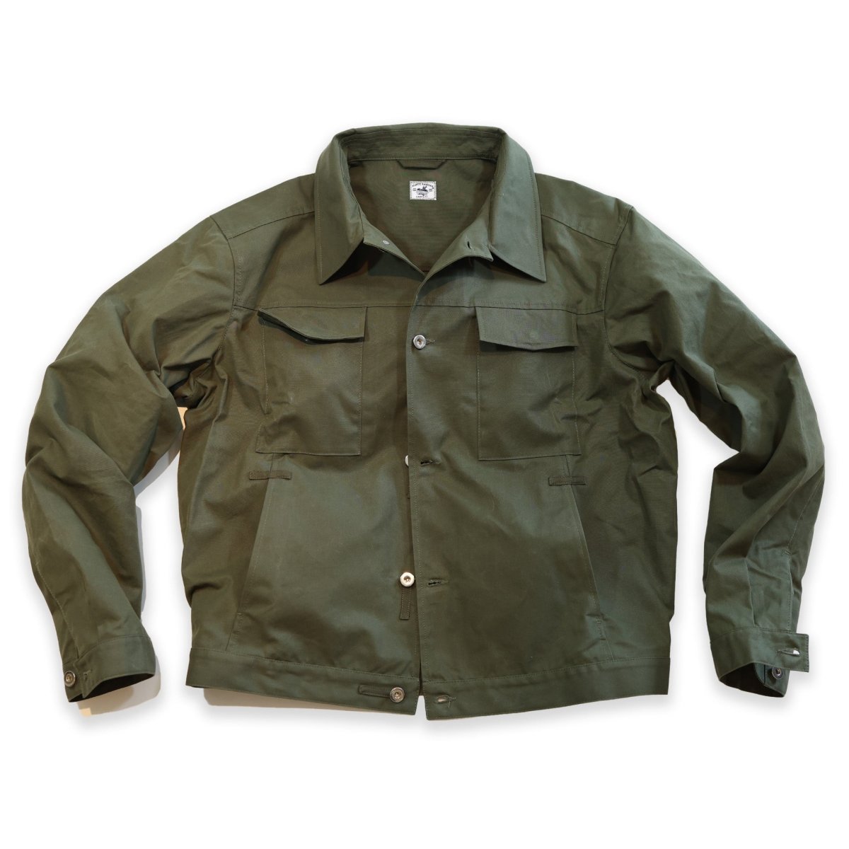 The Original Boatyard, Dry-Wax Trucker Outerwear Atlantic Rancher Company S Olive
