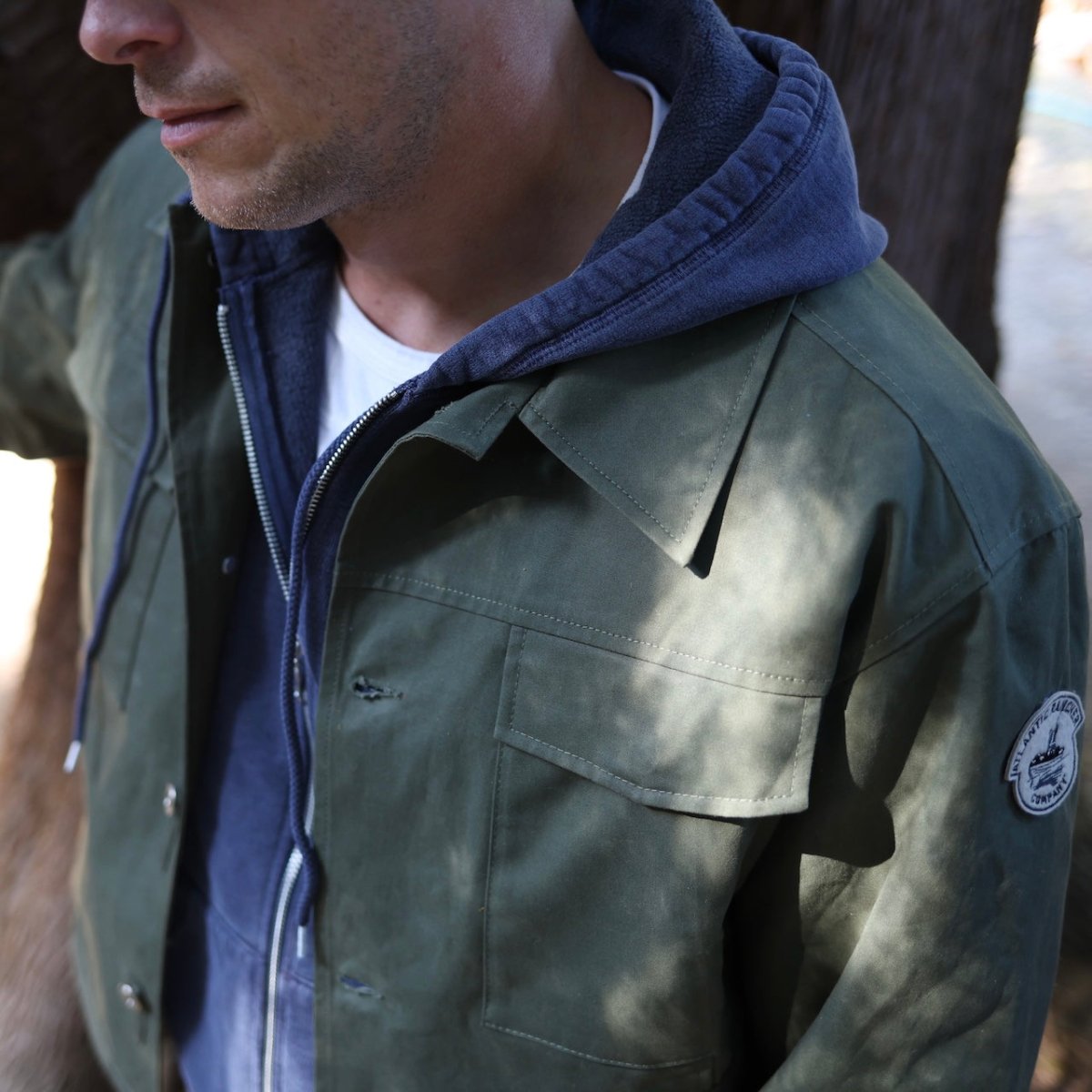 The Original Boatyard, Dry-Wax Trucker Outerwear Atlantic Rancher Company