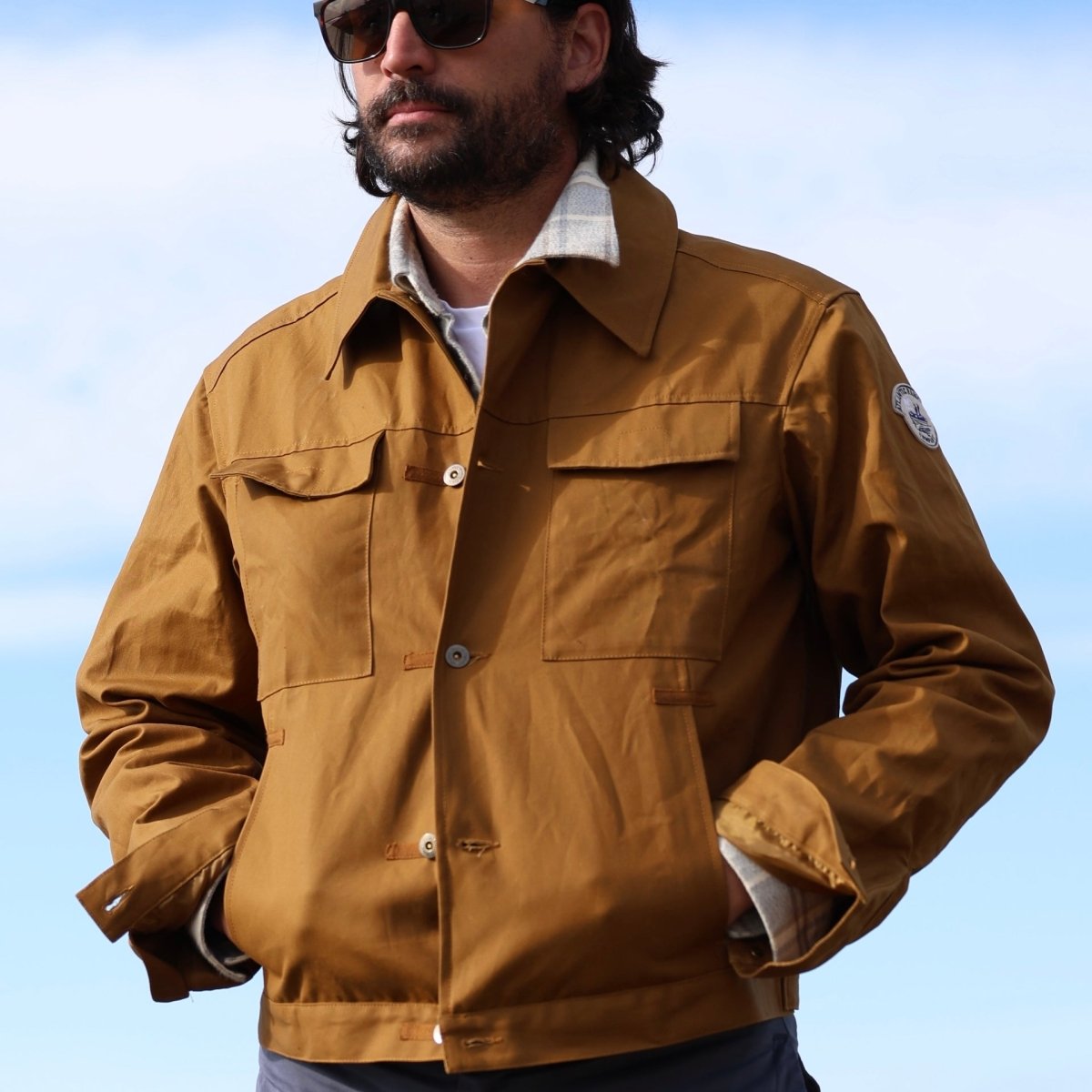 The Original Boatyard, Dry-Wax Trucker Outerwear Atlantic Rancher Company