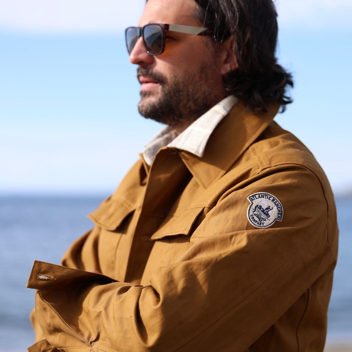 The Original Boatyard, Dry-Wax Trucker Outerwear Atlantic Rancher Company