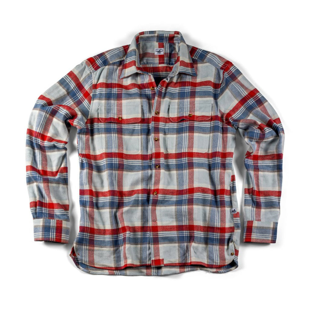 Uncle Jack's Blanket-Flannel Shirt Jack Shirts & Tops Atlantic Rancher Company Red-Blue S