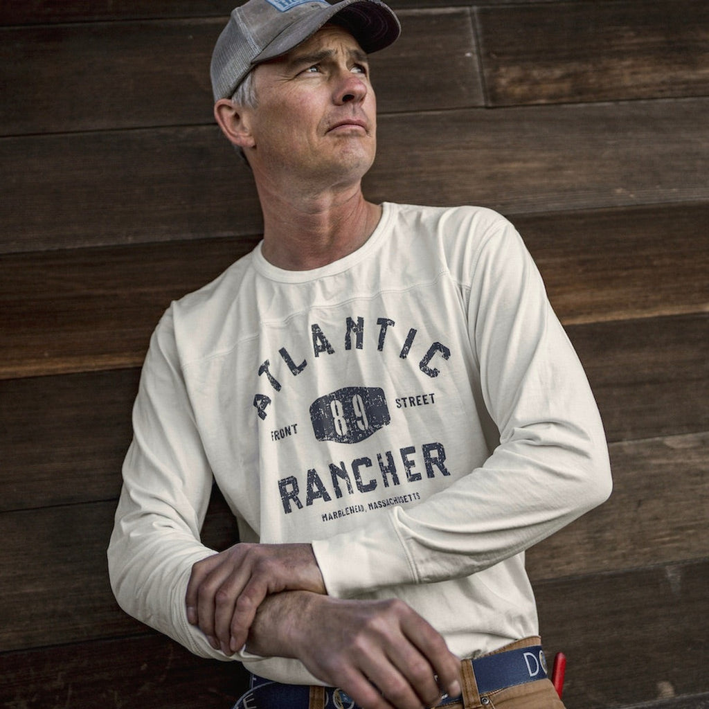 Atlantic Rancher Long Sleeve Pullover in Cream T-Shirts Atlantic Rancher Company   