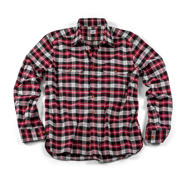 flannel shirt red 15407 Flannels Black Island