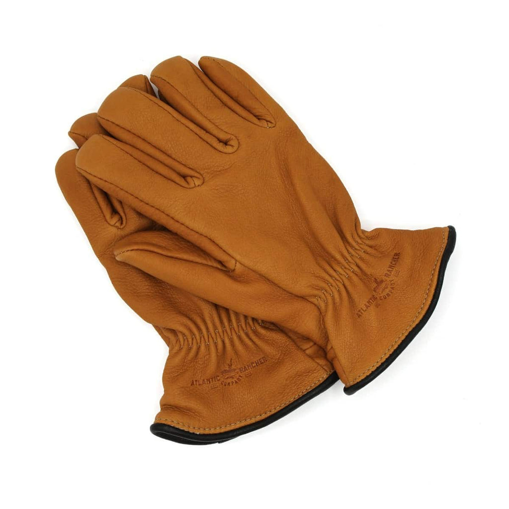 Deerskin Gloves Glove Atlantic Rancher Company M Saddle 