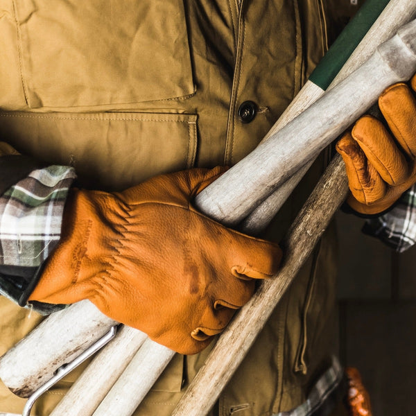 Deerskin Leather Gloves Men's — Claw, Antler & Hide Co.