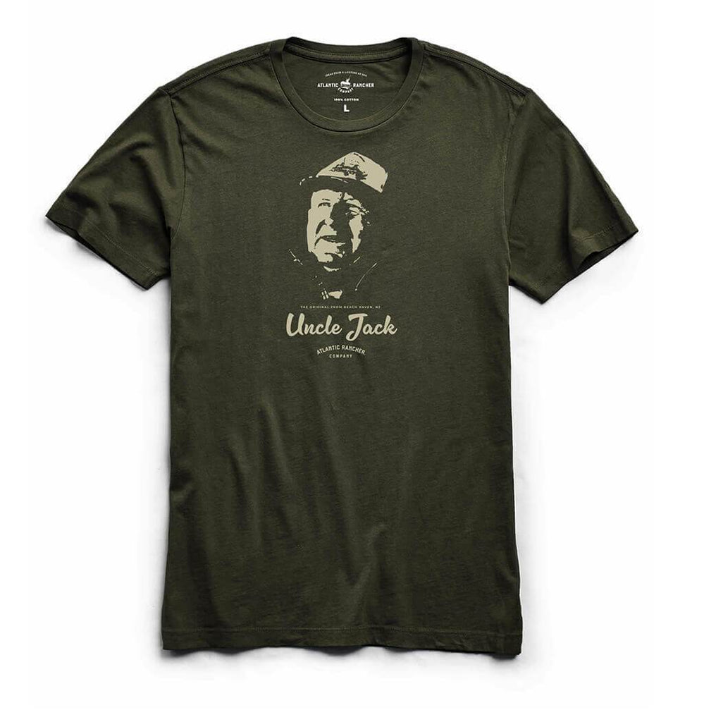 Uncle Jack Saltwashed T-Shirt T-Shirts Atlantic Rancher Company M Olive 