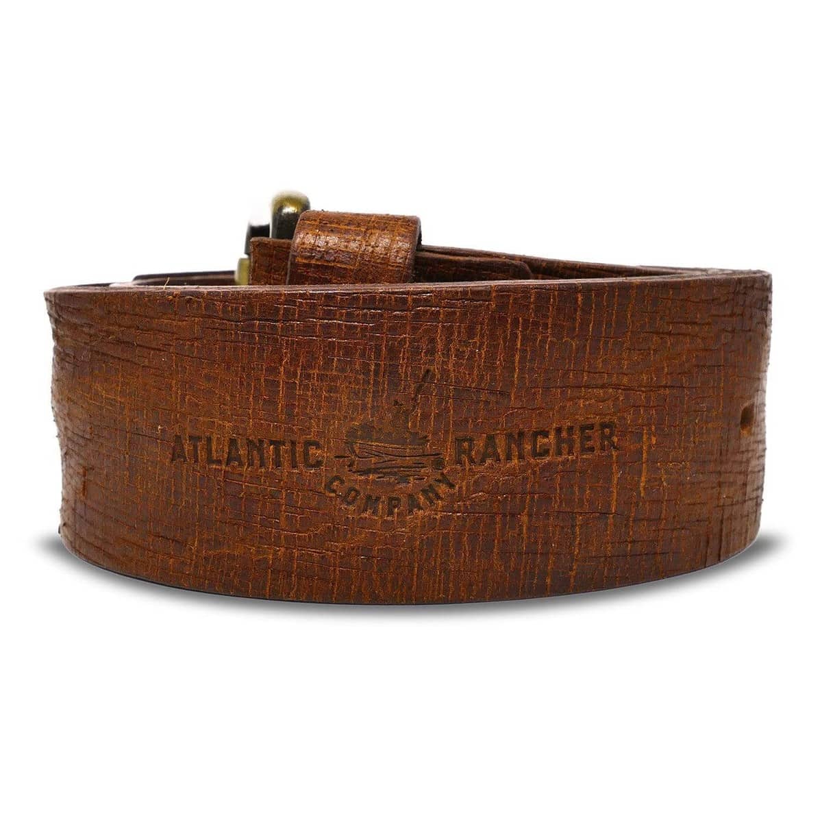 Atlantic Rancher Handmade Brown Leather Dockmaster's Belt Belts Atlantic Rancher Company