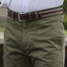 Atlantic Rancher Handmade Brown Leather Sailmaker's Belt Belts Atlantic Rancher Company