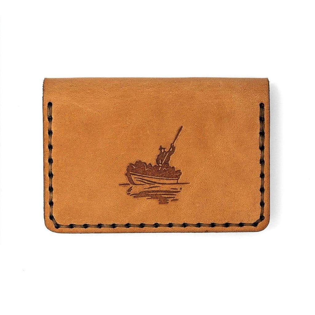 Atlantic Rancher Leather Card Case Leather Goods Atlantic Rancher Company Natural