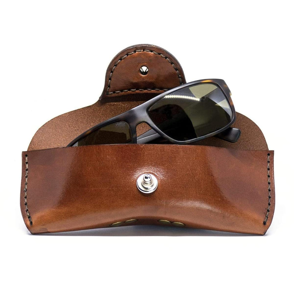 Atlantic Rancher Leather Eyeglass Case - Crush-proof! Leather Goods Atlantic Rancher Company