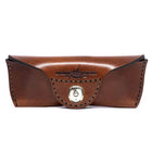 Atlantic Rancher Leather Eyeglass Case - Crush-proof! Leather Goods Atlantic Rancher Company Chestnut