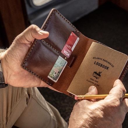 Atlantic Rancher Leather Logbook Case Leather Goods Atlantic Rancher Company