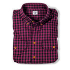 Bayman's Flannel Button-Down Collar Shirt - Purple Check. Final Sale - no exchanges, no returns Shirts Atlantic Rancher Company Purple Check XS