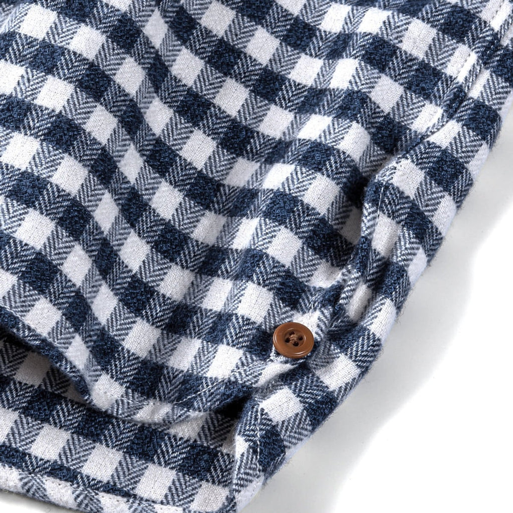 Bayman's Flannel Shirt - Blue / Cream Check. Final Sale - no exchanges, no returns Shirts Atlantic Rancher Company