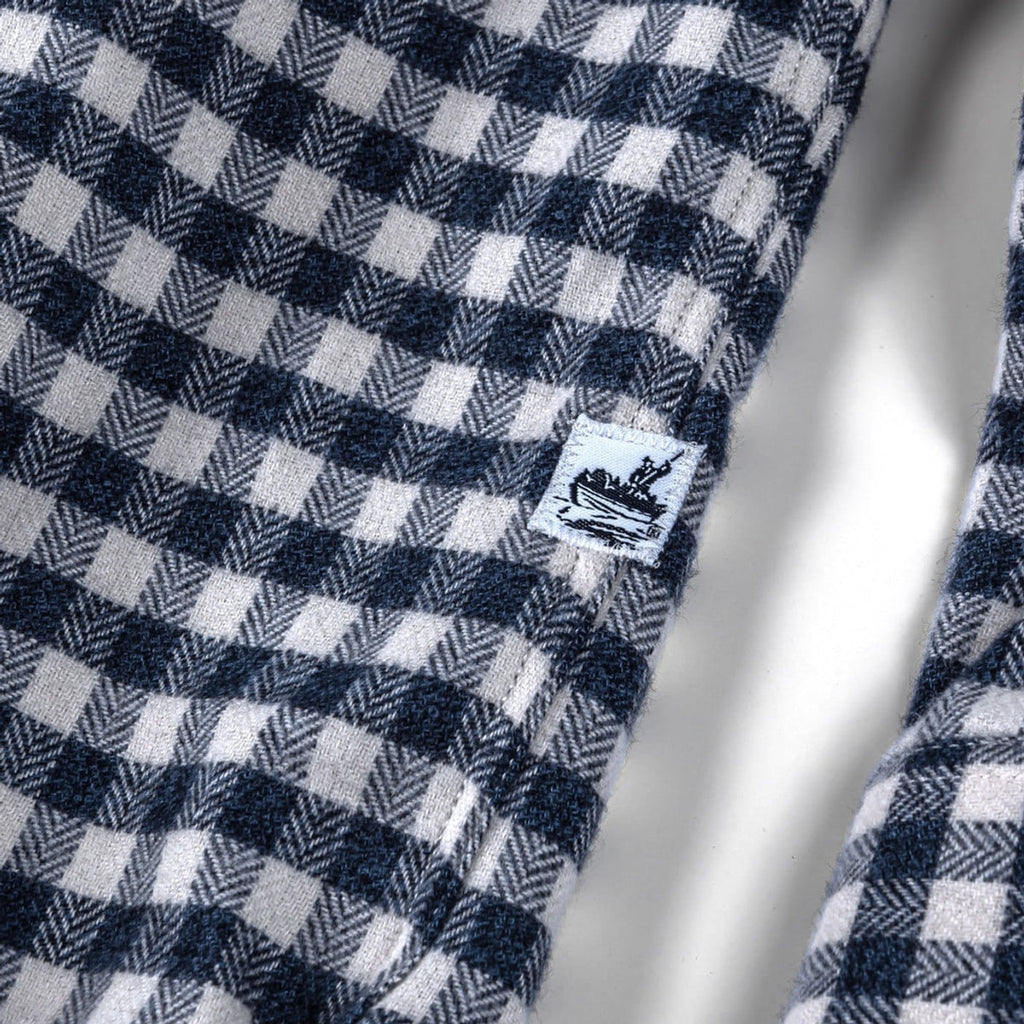 Bayman's Flannel Shirt - Blue / Cream Check. Final Sale - no exchanges, no returns Shirts Atlantic Rancher Company